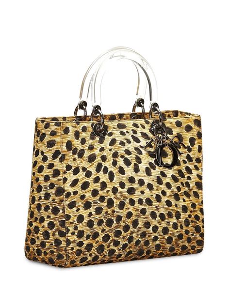 dior cheetah bag|christian dior tote bag.